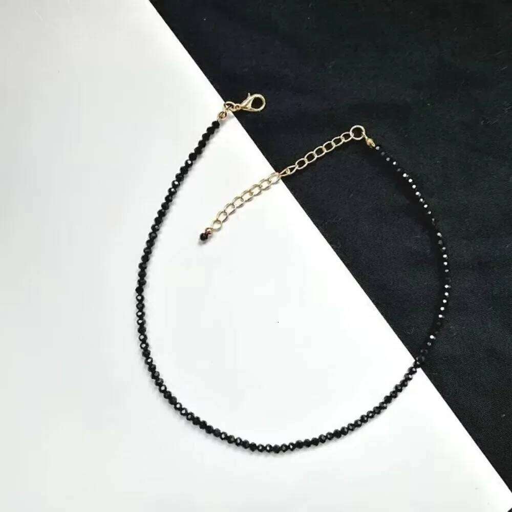 Fashion Brand Simple Black Beads Short Necklace Female Jewelry Women Choker s Bijoux Femme Ladies Party 2025 H260312