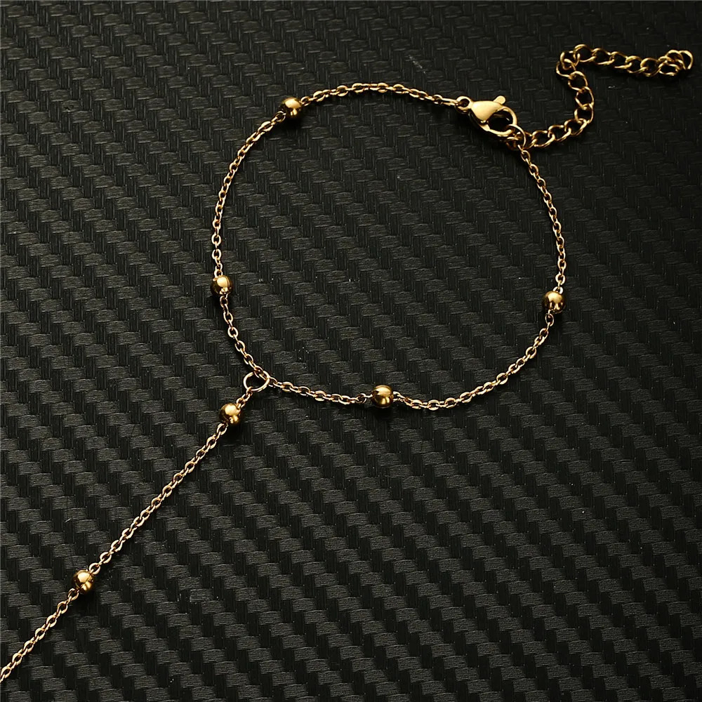 MinaMaMa Stainless Steel Wrist Chain Finger Bracelets For Women Fashion Finger Hand Chain Jewelry Gifts 260313