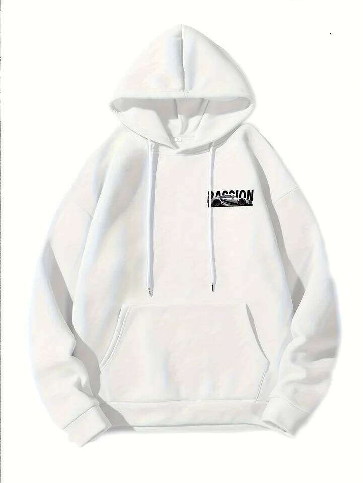 Men's casual alphabet print loose fit - Temu Bahrain streetwear 22ss clothing hoodies hoodie men one piece haikyuu Z260315