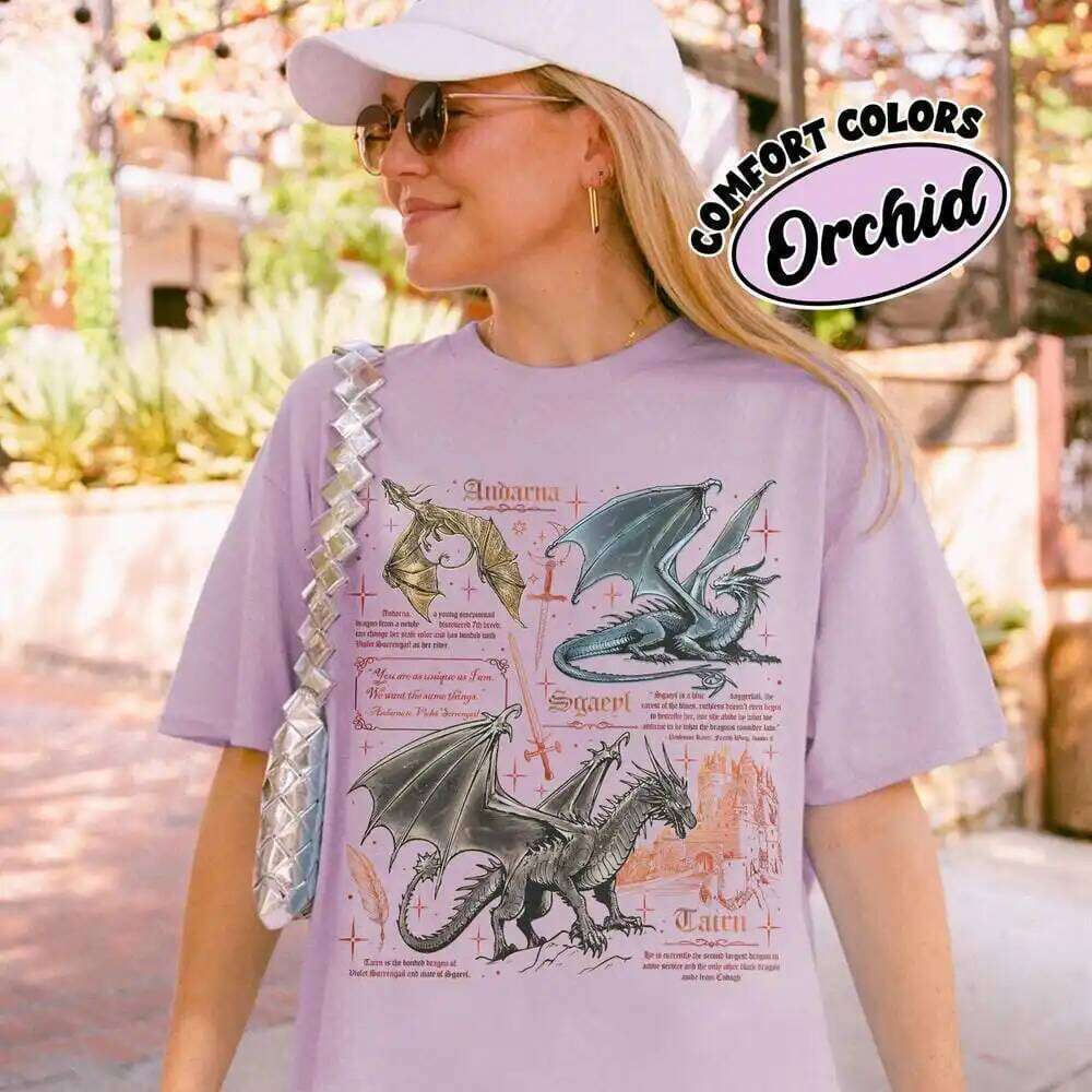 Women Retro Fourth Wing Dragon Comfort Basgiath War College Shirt Bookish Gift for Readers Funny Sweatshirt Streetwear Z260314