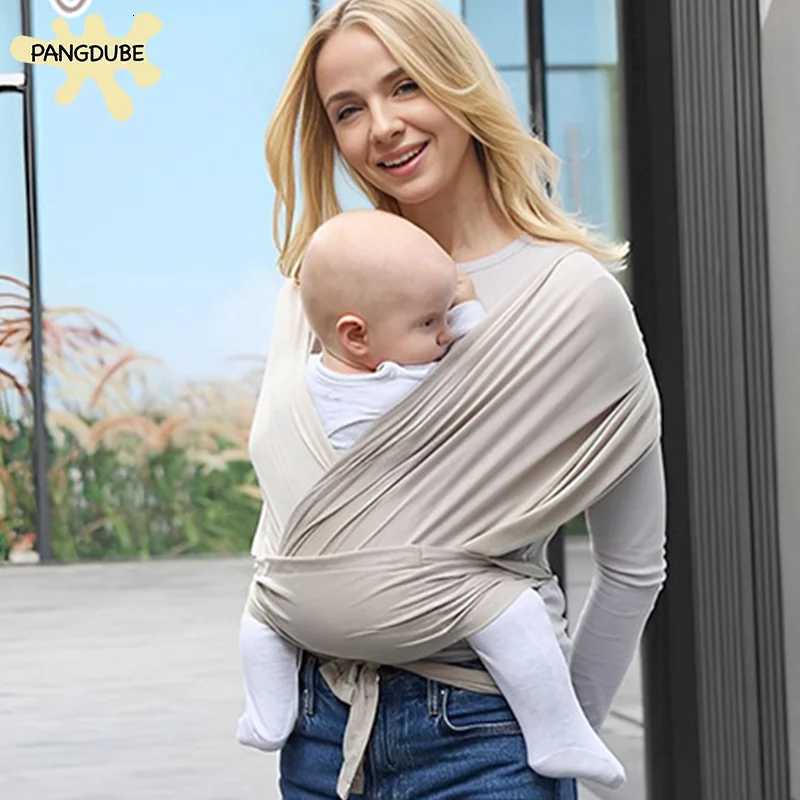 PANGDUBE Ergonomic Baby Wrap Sling Carrier Soft Cotton Kangaroo Sling for Newborns to 36 Months Comfortable Front Baby Carrier X260313