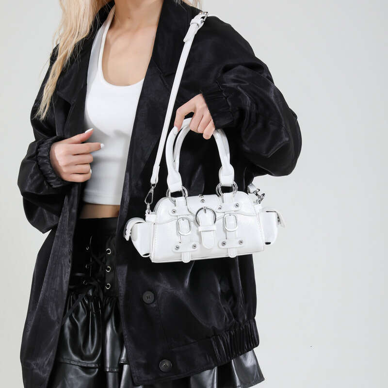 Alligator PU Boston Shoulder and Crossbody Bags Solid Hasp Unique Sense of y Handbags for Women Fashion 240824 86ee