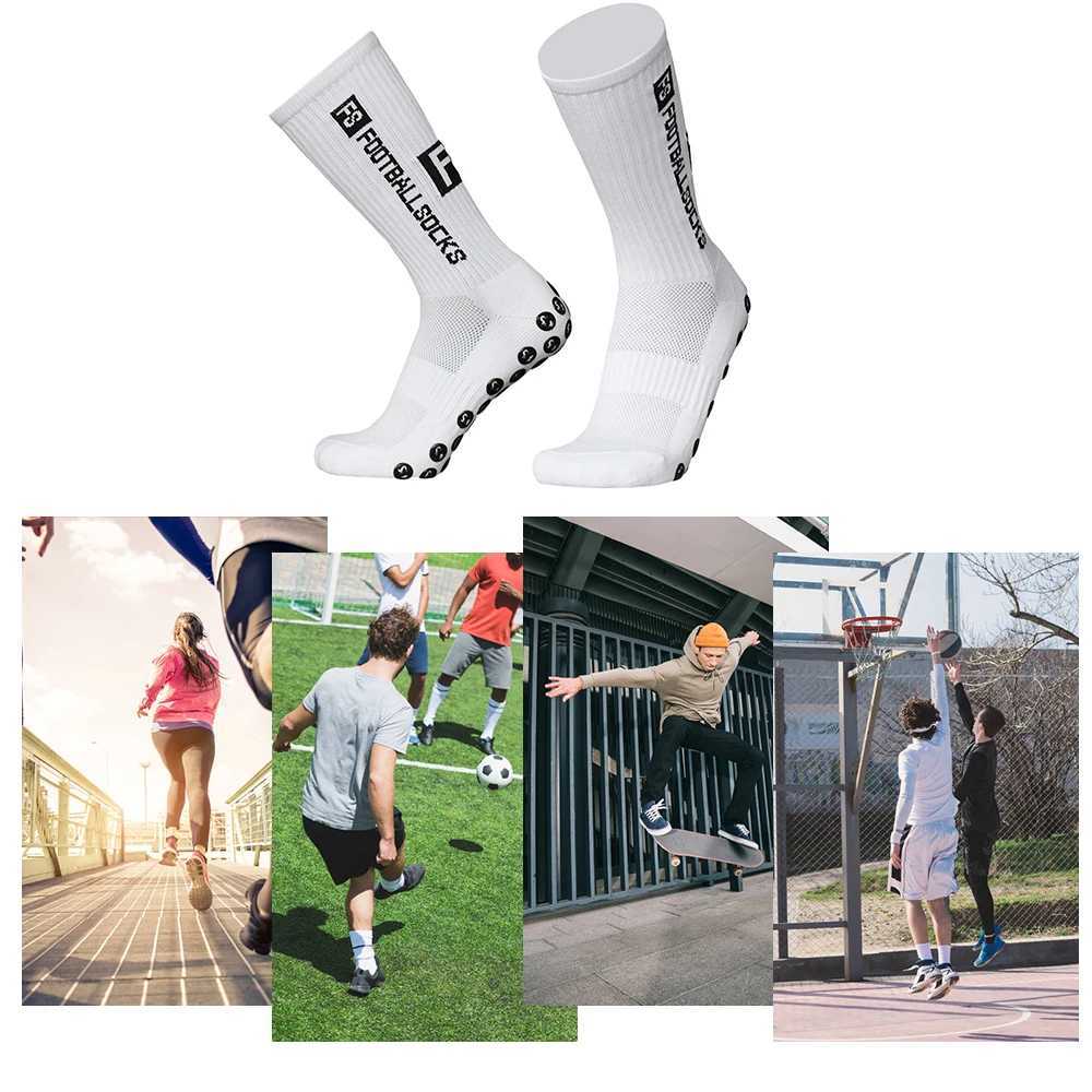 Lixada Outdoor Sports Running Socks Stretcy Socks Athletic Football Soccer Socks Anti-Slip Socks with Grips D260313