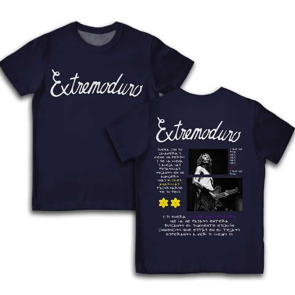 Rock Band Extremoduro 3D Print T-Shirt Summer Mens Breathable Casual Short-Sleeve Shirt Street Hip Hop Loose Crew Neck Top D260313