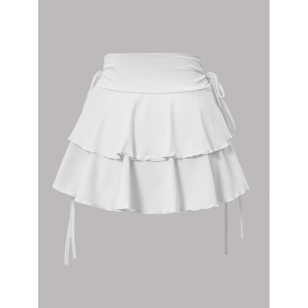 2025 New Sexy Mini Women Fashion Outdoor Versatile High Slim Fit Elastic Waist Short Skirt Z260314