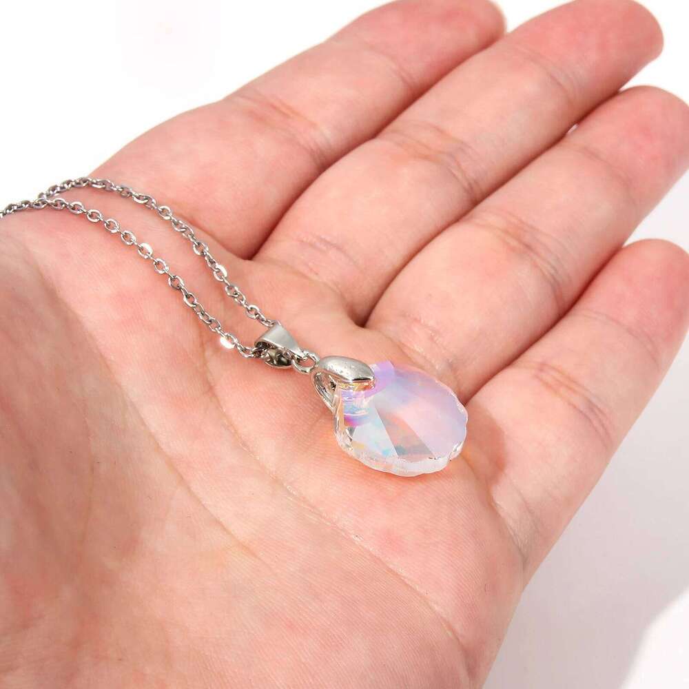 Game and Deepspace Rafayel Gemstone Shell Pendant Necklace for Women Men Cosplay Jewelry Gifts H260312