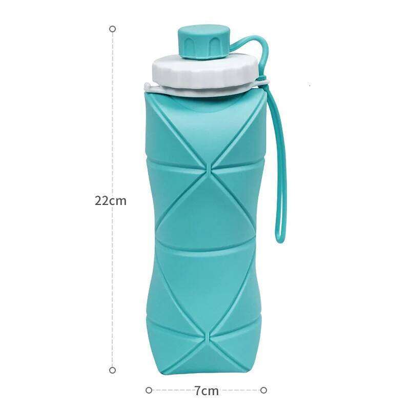 Large Capacity Outdoor Travel Sports Multifunctional Silicone Folding Extendable Portable Easy Use Cup Water Bottle Z260313