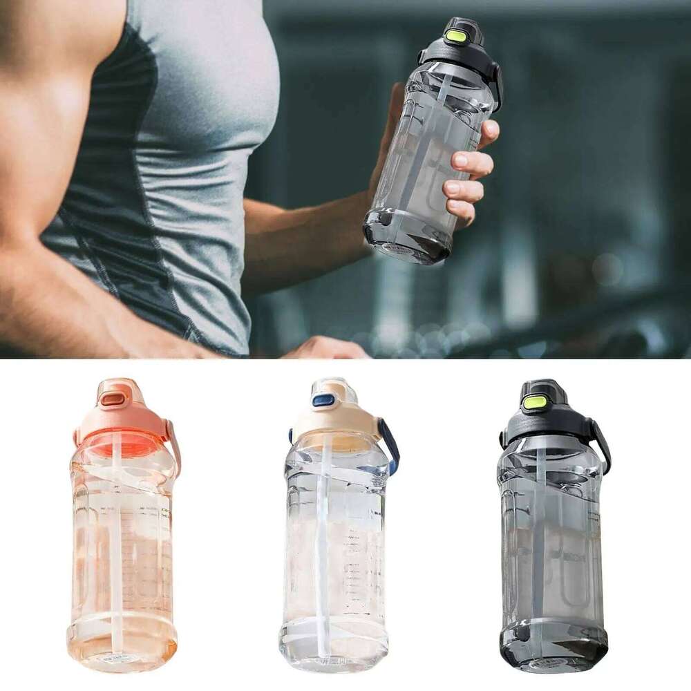 Sport Bottles Leakproof Water Bottle 1.5L Portable Drinking Accessory Leak-Proof Cup For Work Cycling Traveling Camping Outdoor Z260313