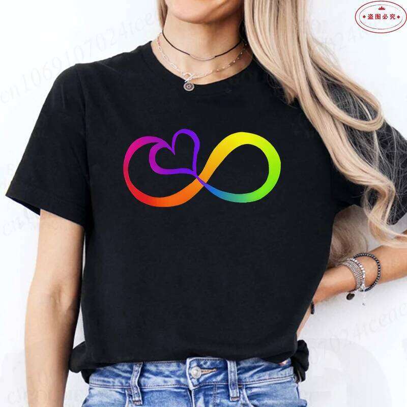 Infinitas Design Women T-shirt Autism Awareness Month Tshirt Summer Graphic Fashion Casual Female T Shirts Woman Clothing Z260314