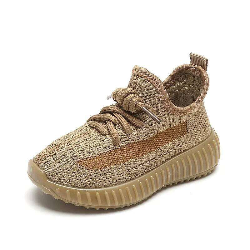 Fashion Children's Woven Outdoor Sneakers Non-slip Kids Soft Soles Girls Boys Running Shoes 26Y0313