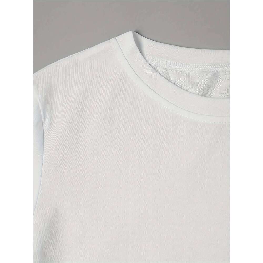 Summer women's fashionable pattern letter print casual and comfortable loose round neck short sleeved T-shirt top Z260314