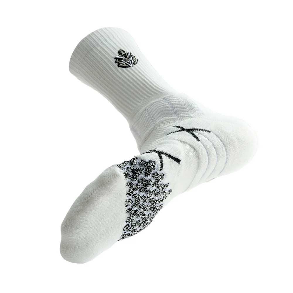 Veidoorn High Quality Sport Socks for Men Mid Calf Length Running Basketball Socks Thicken Non Slip Camping Cycling Stocking D260313