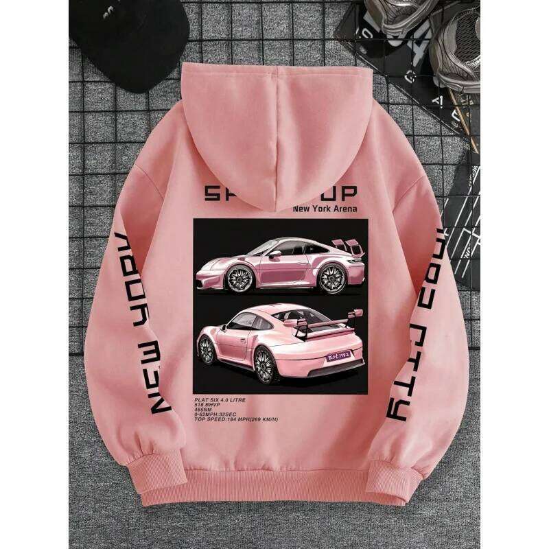 2025 high-quality fashionable printed comfortable loose classic vintage versatile casual sweatshirt Z260315