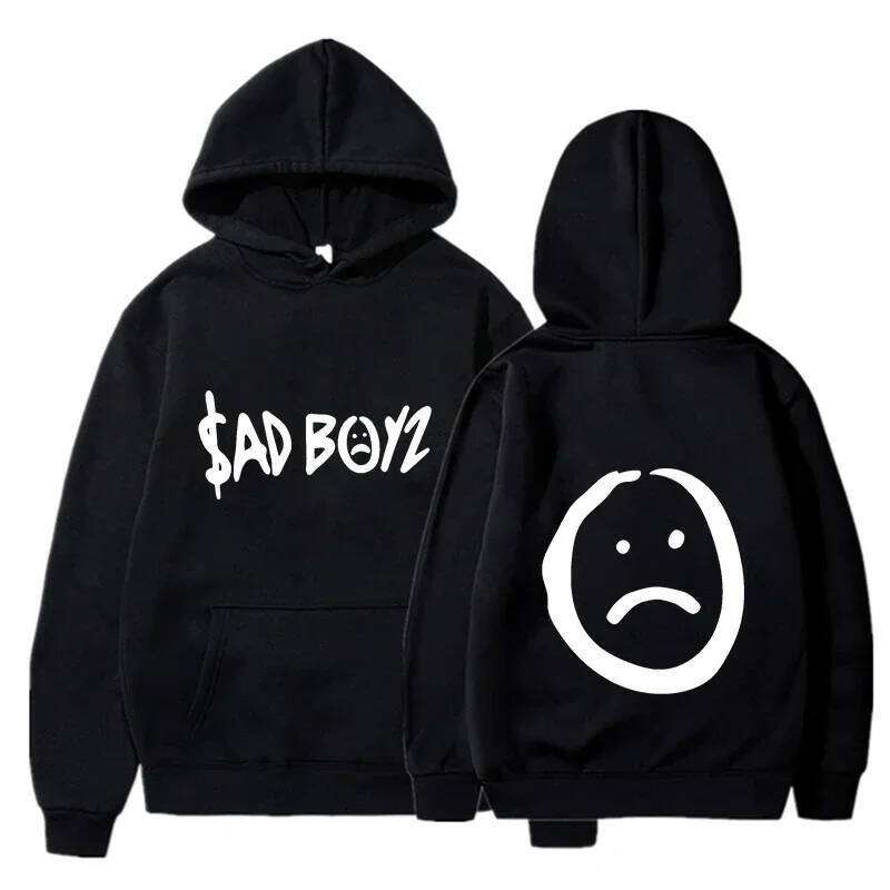 New Junior H Sad Boyz Printed Hoodie World Tour Merch Long Sleeve Streetwear Men Women Hooded Sweatshirt Hip Hop Male Clothes Z260314