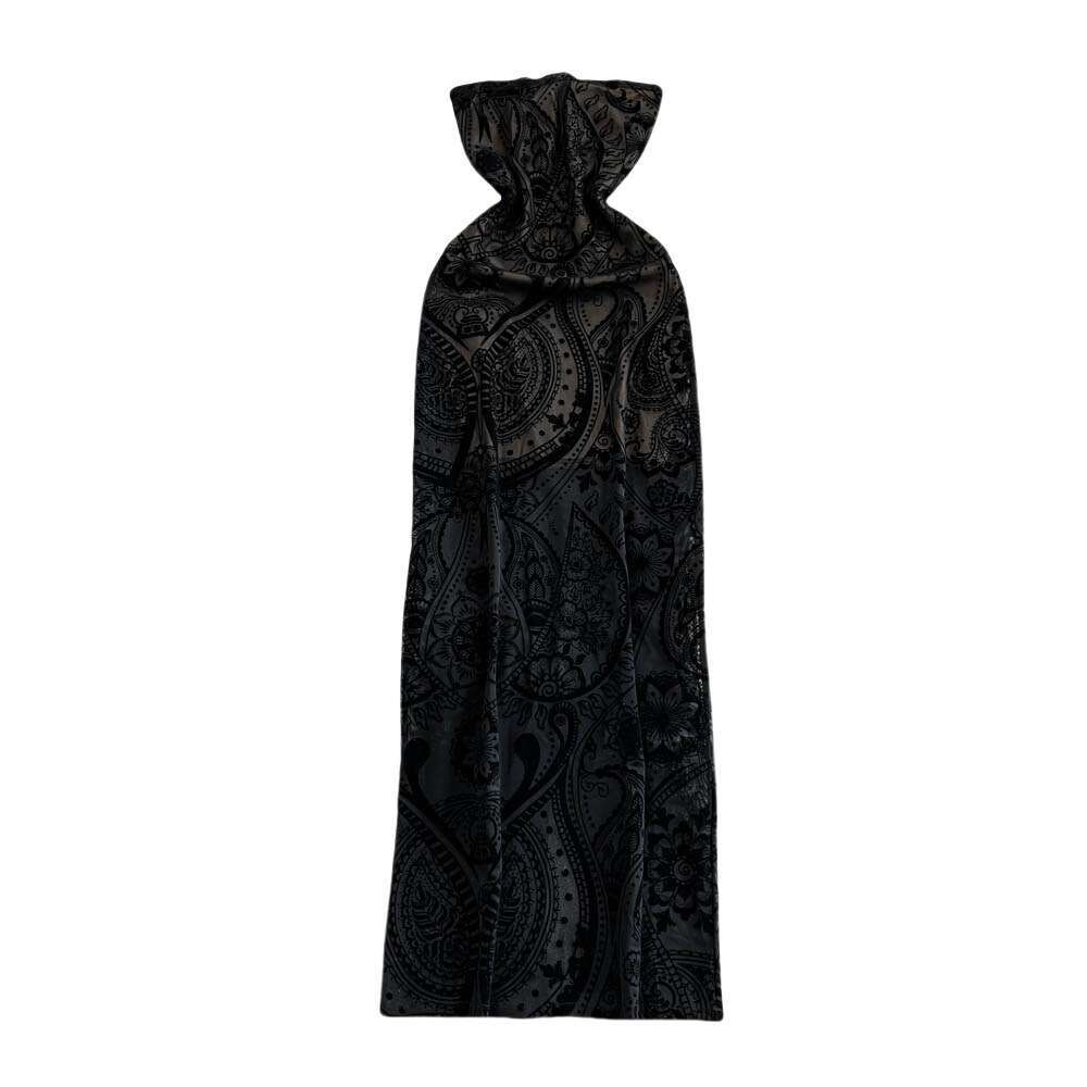 2026 Designer High end Fashion Dress Feminine Elastic A19 Slimming Plush Printed Waist Sleeveless Strapless