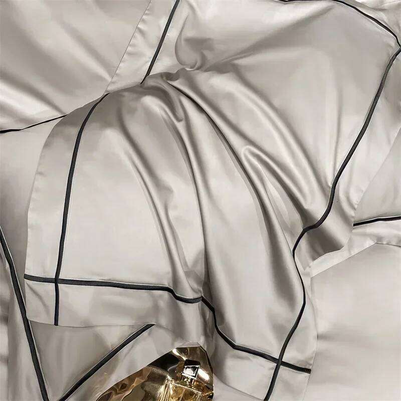 White Egyptian Cotton Bedding Sets Queen King Size Embroidery Duvet Cover Flat/Fitted Sheet Bed Linen Hotel Style Home Textiles H260312 - view 6
