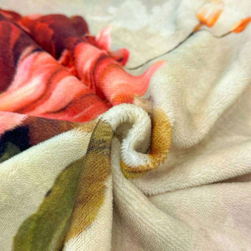 Digital Printed Thicken Milk Velvet Four-Piece Winter Warm Soft Duvet Quilt Cover Bed Sheet Pillowcase Bedding Set H260312 - view 7
