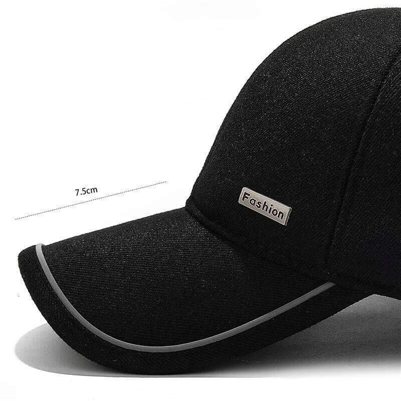 NORTHWOOD Winter Thermal Baseball Cap with Ear Flaps Fashionable Unisex Outdoor Windproof Cotton Dad Hat Thickened Trucker Caps Z260314