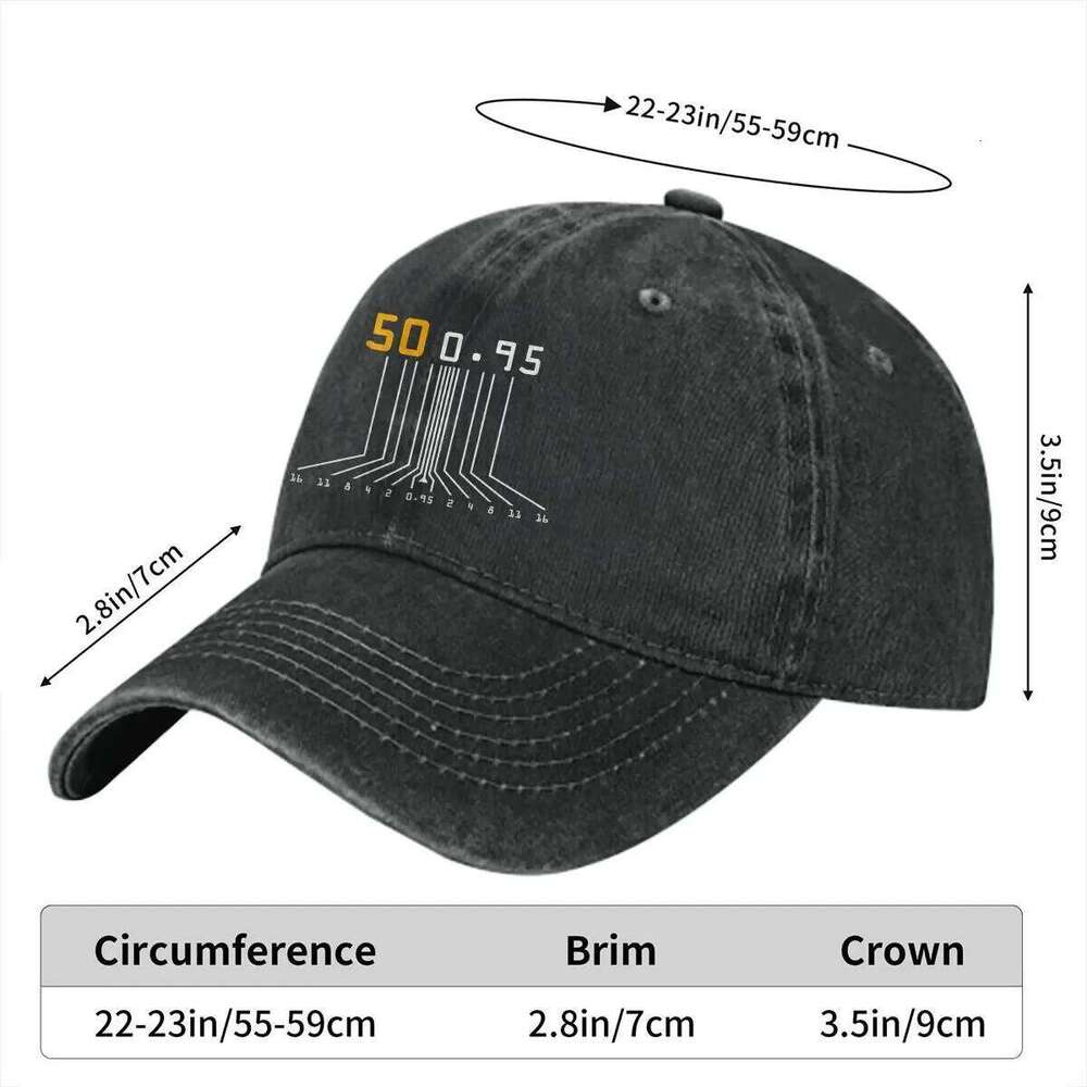 Washed Men's Baseball Cap Leica Noctilux Trucker Snapback Cowboy Caps Dad Hat Photographer Camera Patent Golf Hats Z260314