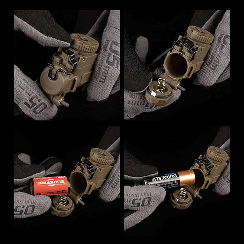 Tactical Strobe Light,Sidewinder LED Light,White Red Green Blue IR Light,Stalk Arc Rail Helmet Clip FlashLight 26L0313