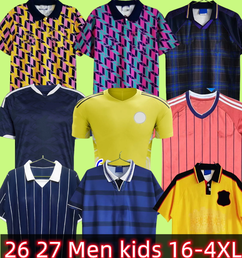 26 27 Scotland Escocia football shirts McGREGOR SHANKLAND MCGREGOR Scotland ROBERTSON McTominay McGREGOR SHANKLAN