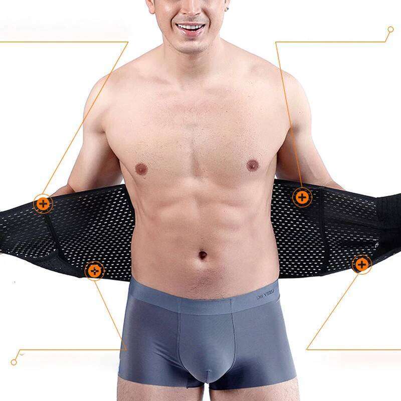 1pcs Men Sports Slimming Body Shaper Waist Trimmer Corset Belly Control Belt Fitness Shapewear Reduce beer belly 26Y0313