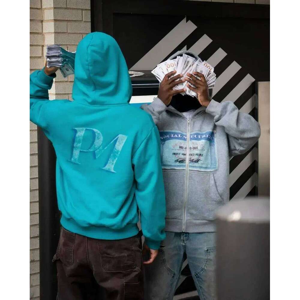 Autumn winter new retro printed hooded sweatshirt Y2K style streetwear outfit and women casual top men clothing 26Y0313