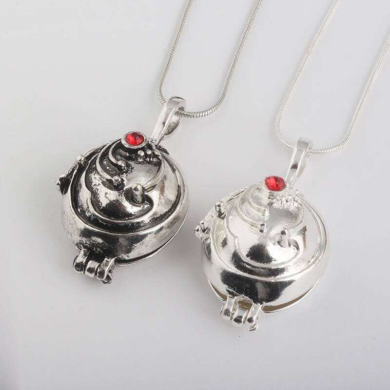Can Open Vampire Diaries Necklaces Elena Gilbert Opening Vervain Locket Pendant Necklace for Women Men Jewelry H260312