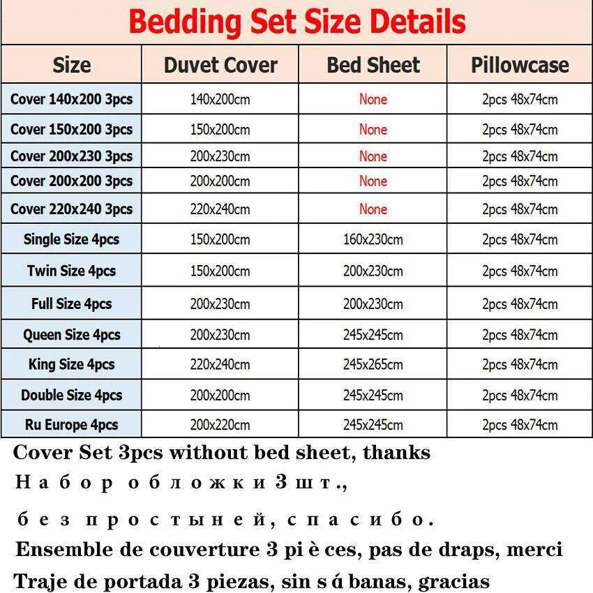Bedding Set 100% Egyptian Cotton Duvet Cover Pillowcase Ru Europe Double Queen King Size Linen Soft Bed Sheet Sets H260312 - view 3