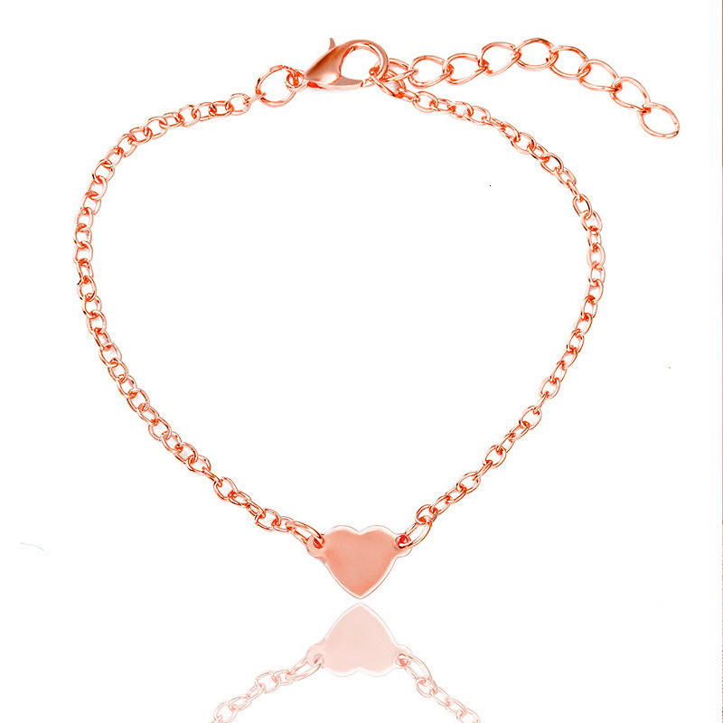 Free Shipping Simple Sexy Heart-Shaped Love Heart Bracelet For Women Handmade Jewelry