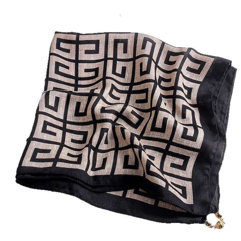 Magnetic Triangle Warmer Autumn Winter New Cotton Linen Silk Women's High-End Neck Square Scarf Wholesale Chunjinqiuli