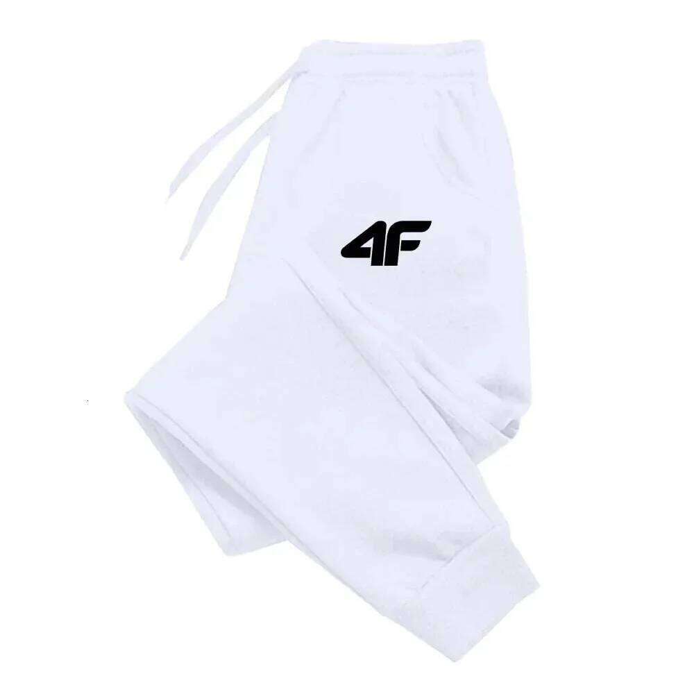 4F Men's Creativity Printed Jogging Fitness Joggers, Running Pants, Training Sport Trousers, Sportswear Sweatpants, Z260315