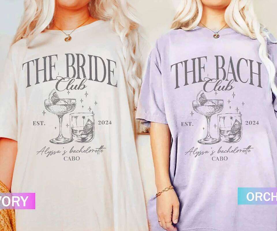 Custom Shirt Luxury Bachelorette Merch, Bridal Party Gifs Bach Trip Y2K Top Daily Trendy Streetwear Z260314