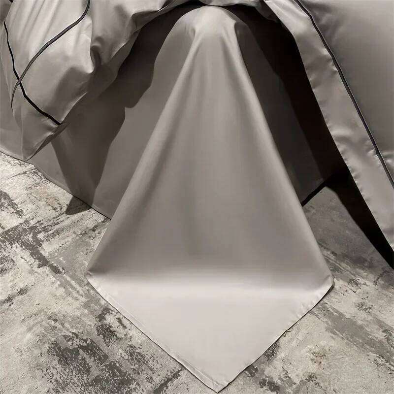 White Egyptian Cotton Bedding Sets Queen King Size Embroidery Duvet Cover Flat/Fitted Sheet Bed Linen Hotel Style Home Textiles H260312 - view 5