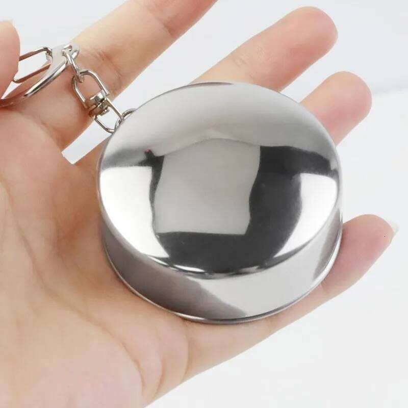 Portable Stainless Steel Folding Cup Outdoor Travel Camping Foldable Drinkware Metal Wine Glass Water Cups 75ml/150m Z260313