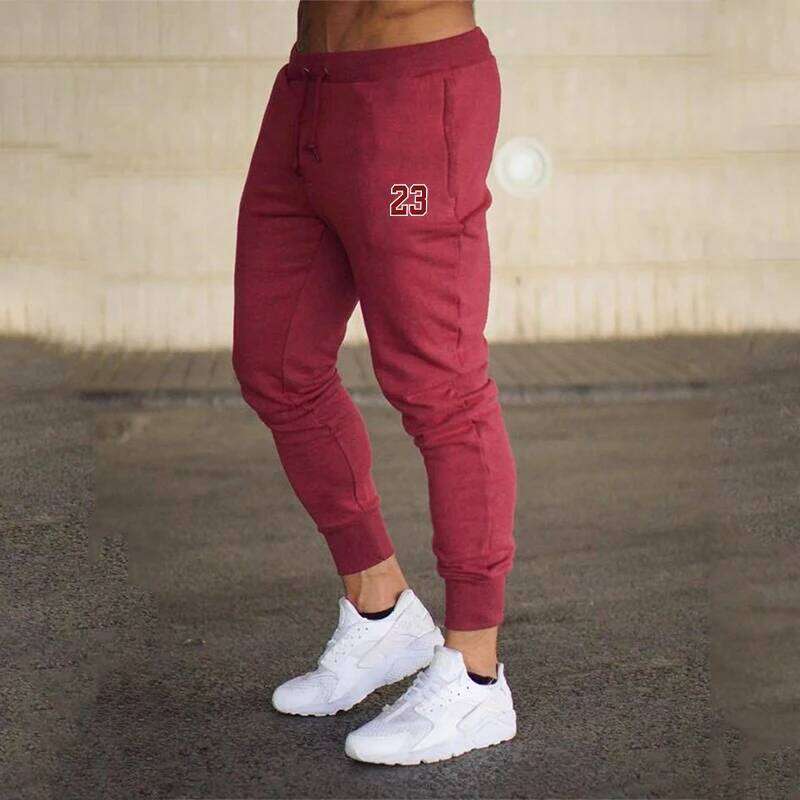 23 Creativity Printed Men Jogging Mens Fitness Joggers Running Pants Man Training Sport Trousers Sportswear Sweatpants Z260315