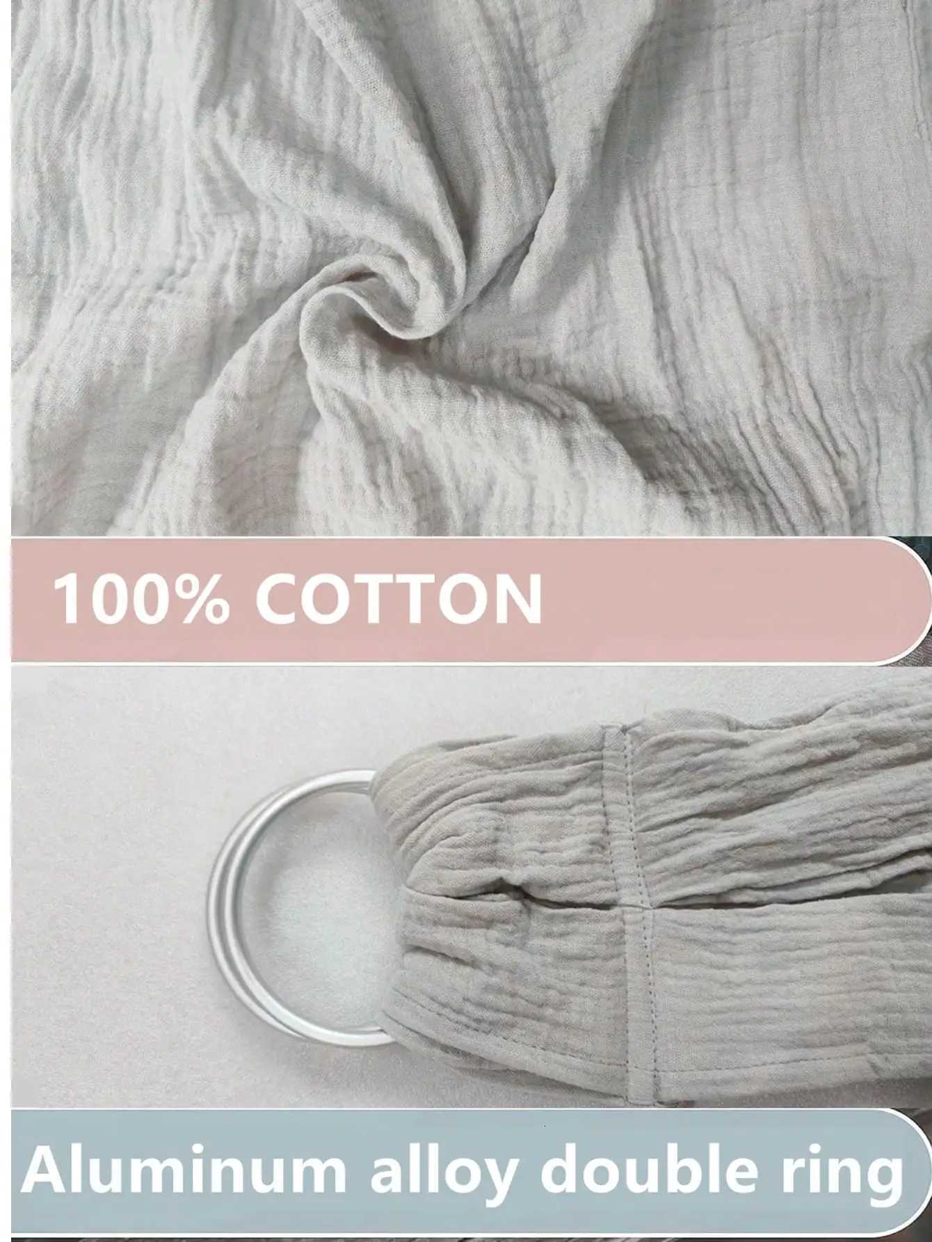 Ergonomic Dual Ring Baby Bib with Adjustable Straps Newborn Feeding Smock Anti-Spill Drool Bibs for Infant Comfort Parenting bag X260313