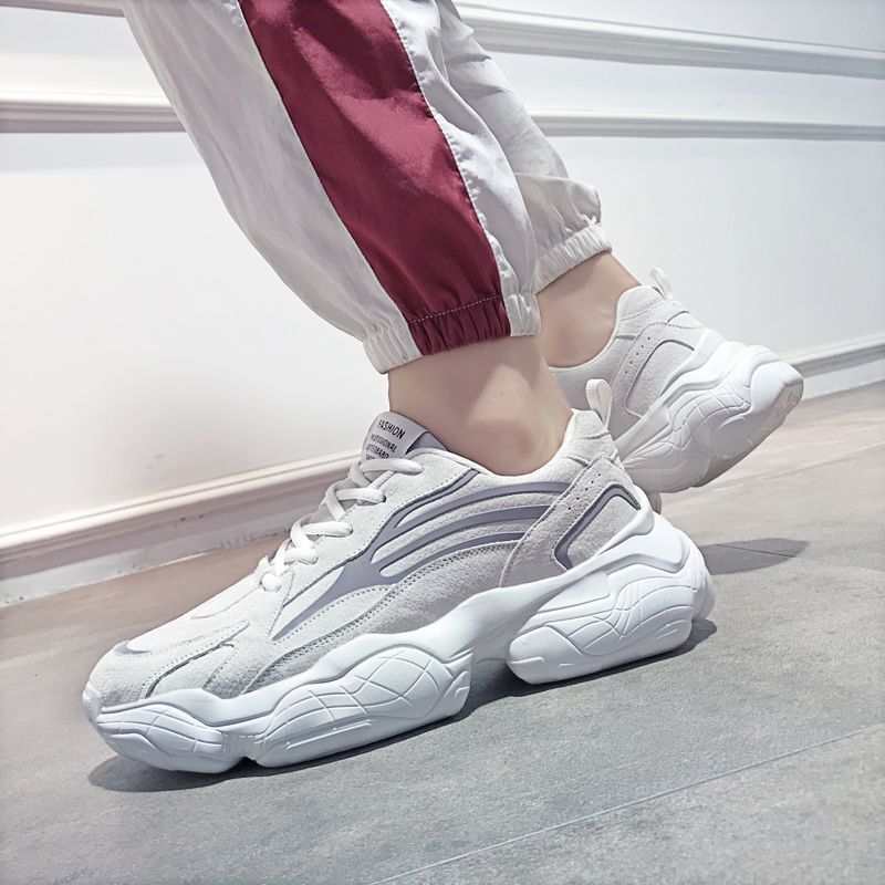 2026New Trendy Shoes Dad Shoes Shoes Men s Korean Version Trendy Student Versatile Sports Reflective Height Increasing Shoes