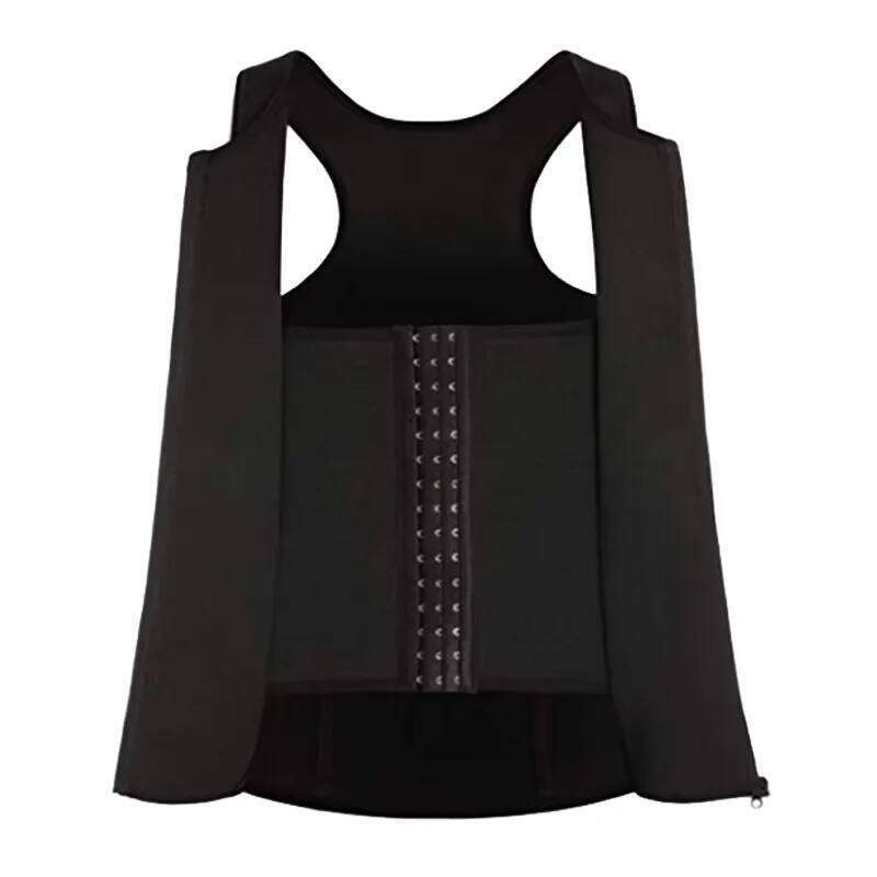 Men Compression Vest for Slimming Sauna Sweat Body Shaper Tight Undershirt Tummy Control Girdle Weight Loss Waist Tops 26Y0313