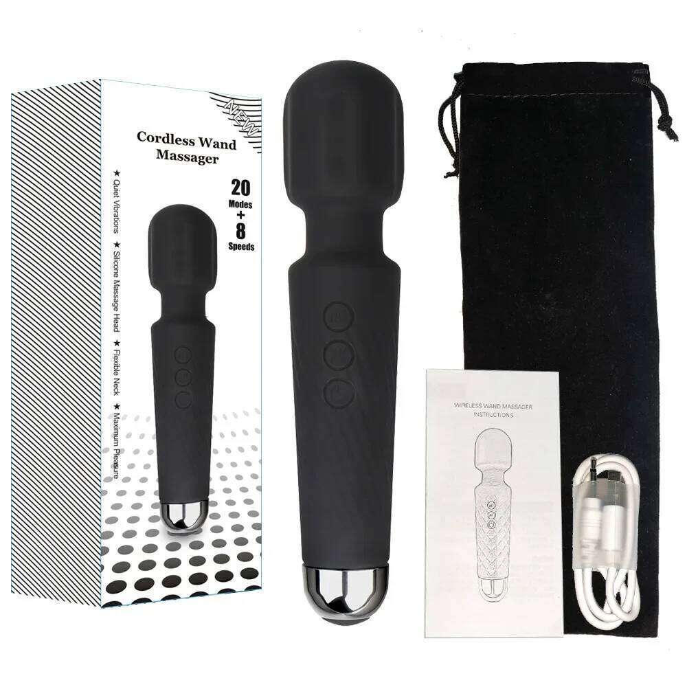 20-Speed Womens Physiological Decompression Vibrator - Silicone Skin-Friendly Clitoral Stimulator Adult Products Sex Toy 26H0313