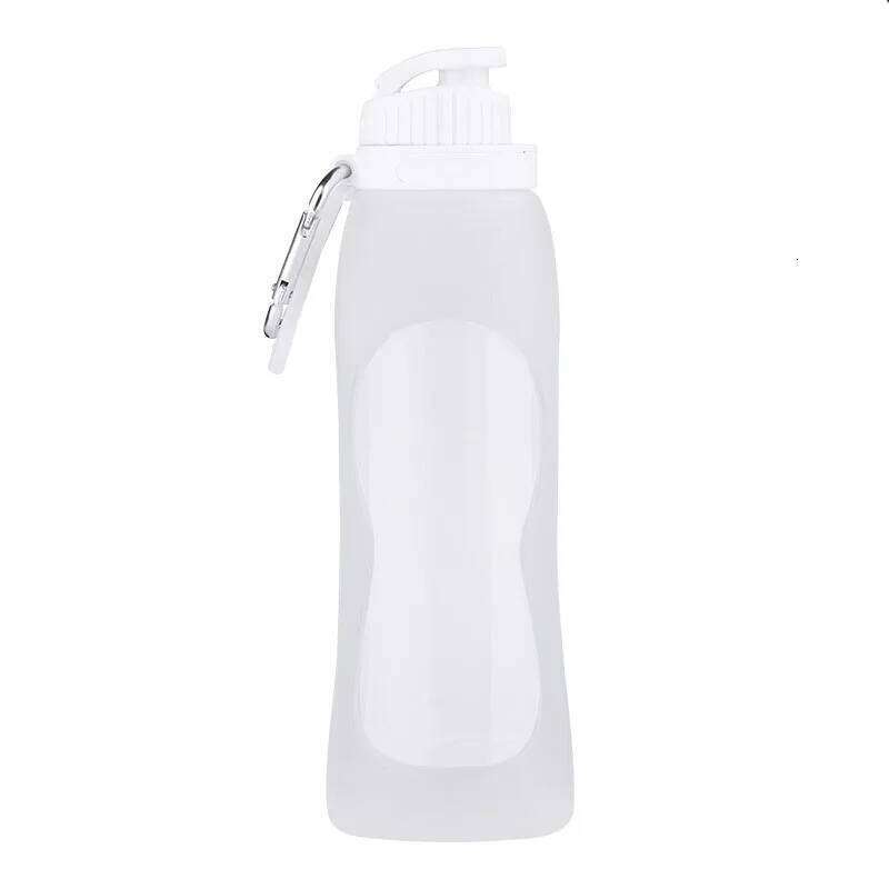 500ml Portable Foldable Cup Student Soft Silicone Outdoor Sports Cycling Water Bottle Z260314