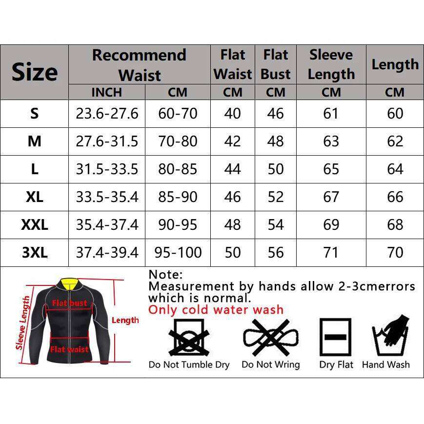 New Men Shapers Sauna Suit Neoprene Sweat Jacket Workout WeightLoss Long Sleeve Waist Body Shaper with Zipper Undershirt 26Y0313