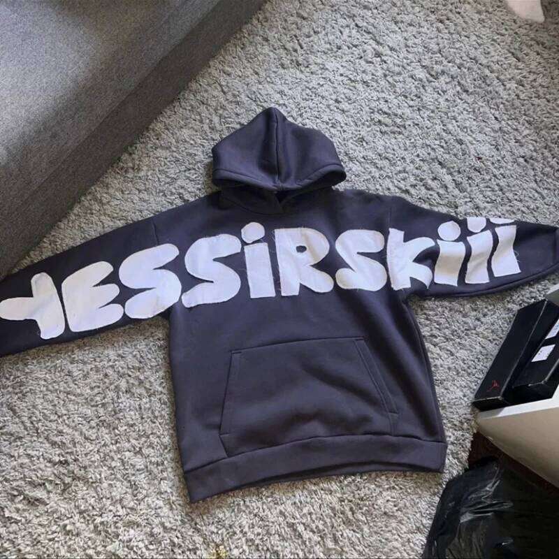 Gothic Casual Streetwear Creative Letter Patchwork Long Sleeve Oversized Pullover Harajuku Simple Vitality Hip Hop Rock Hoodies Z260315