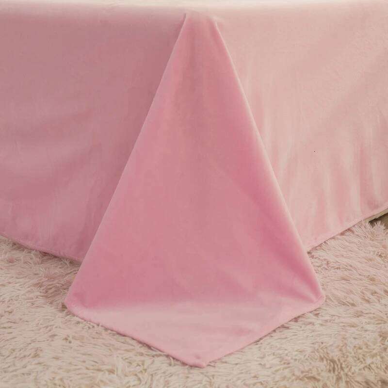 Thickened mink four-piece set winter Warm plush duvet cover flat sheet pillowcases Colorful crystal velvet 4PCS sets queen king H260312 - view 7