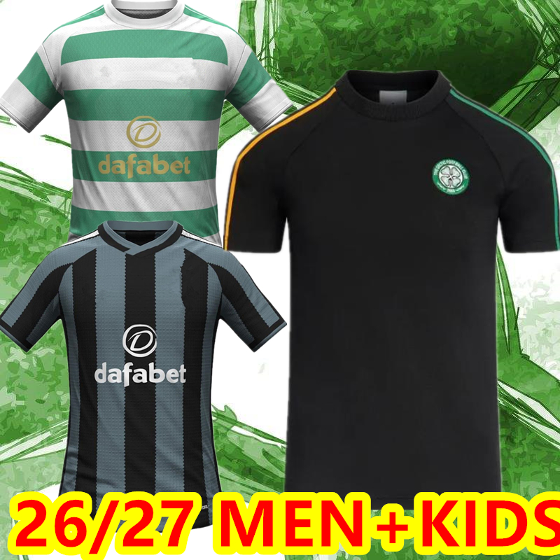 S-4XL Celts 26 27 KYOGO Football Shirt Fc 2025 Home Away Third celticfc Soccer Jerseys DAIZEN REO McGREGOR 135 Years Hoops Anniversary Irish Origins Special