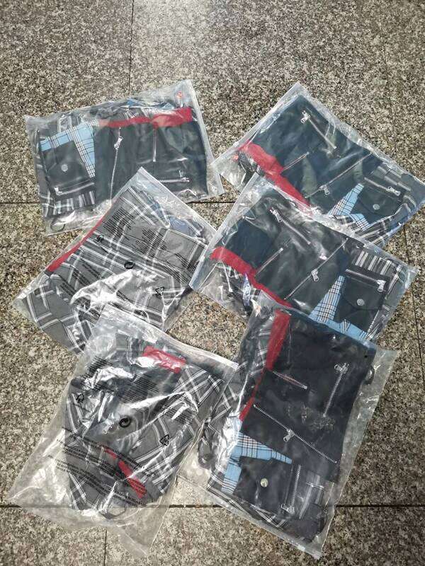 2025 Trending Women Plaid Leather Patchwork Design Mini Skirts Streetwear Female Modern Punk Irregular Y2k Pleated Short Skirt