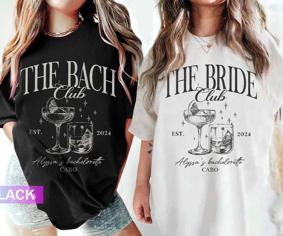 Custom Shirt Luxury Bachelorette Merch, Bridal Party Gifs Bach Trip Y2K Top Daily Trendy Streetwear Z260314