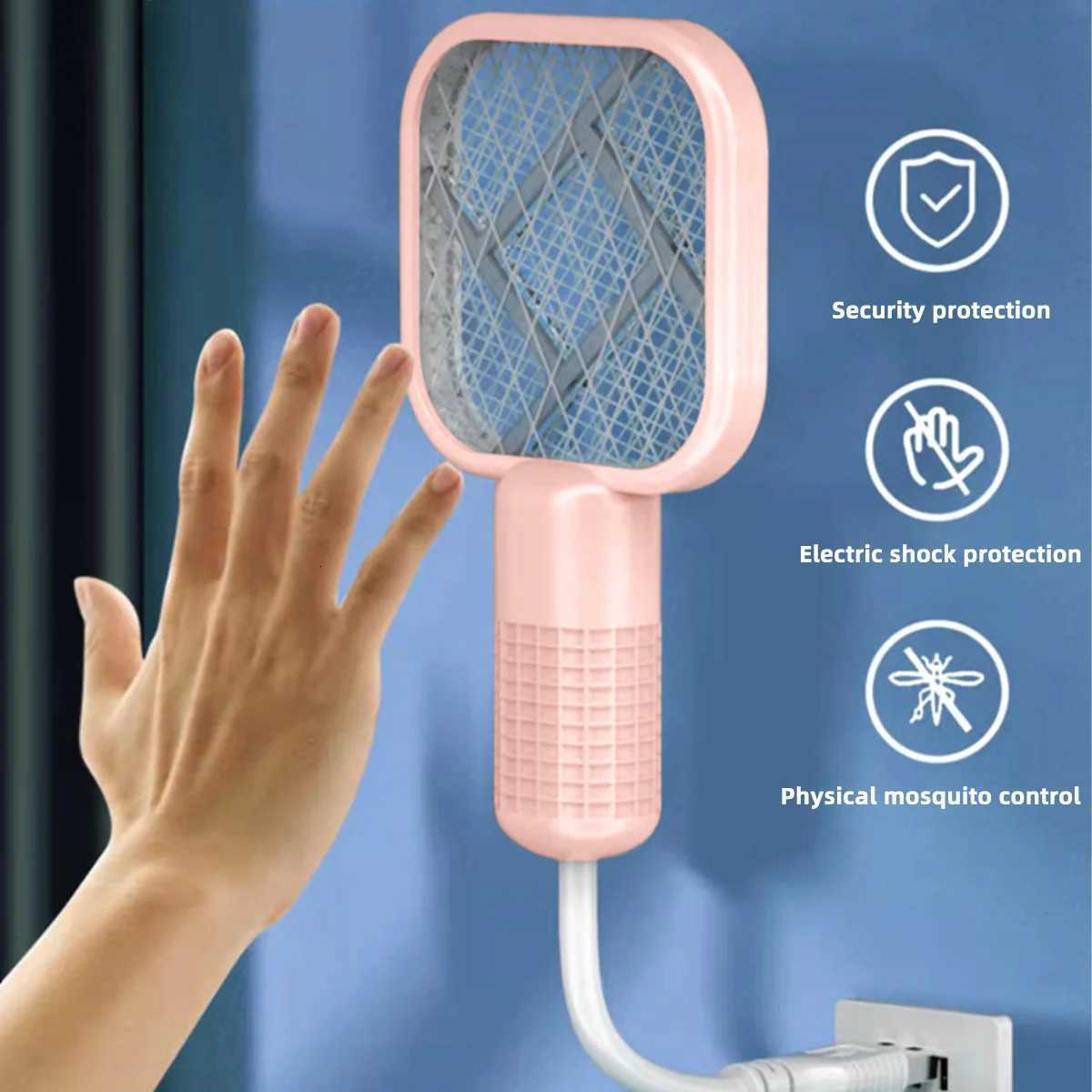 Portable Insect Swat Compact Electric Mosquito Exterminator USB Port UV Lamp Mini Fly Swat For Outdoor Camping Bedroom H260313