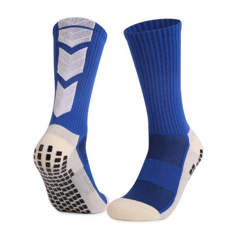 Versatile Daily Football Socks Mid Calf Arrow Style Sweat Absorbent Deodorant Non Slip Silicone Socks D260313