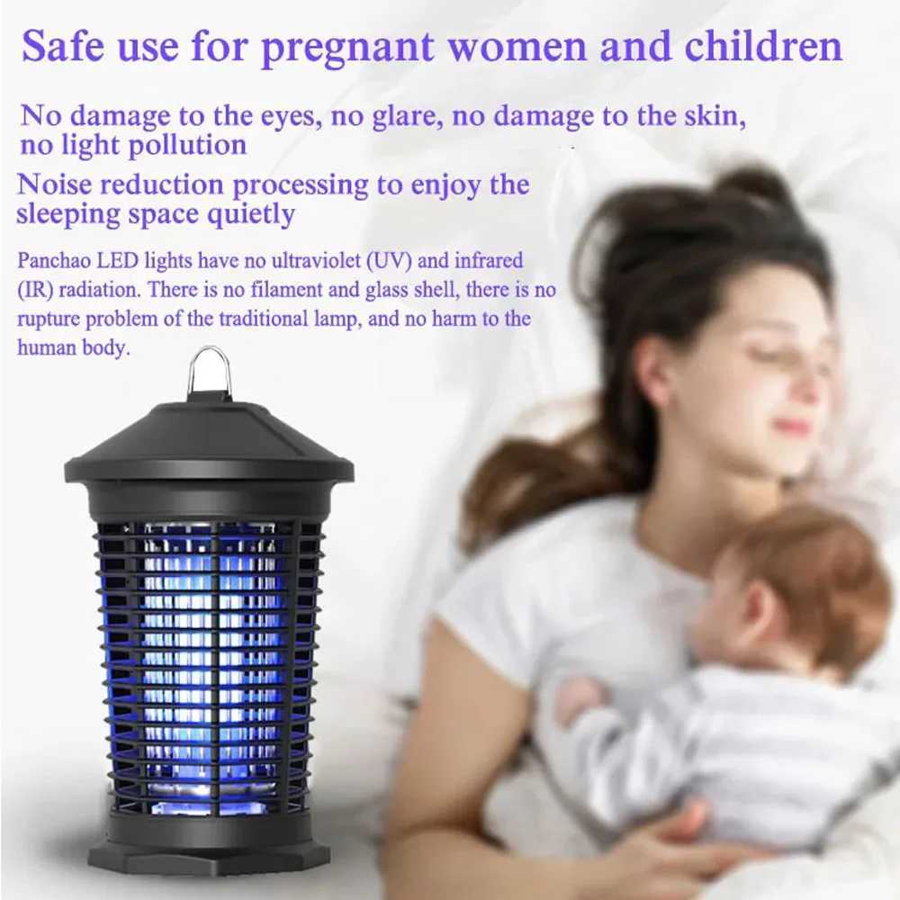 20W Mosquito Killer Rainproof 4000V Electric Shock Mosquito Killer Mosquito Trapper Garden Outdoor Pest Killer Lamp H260313